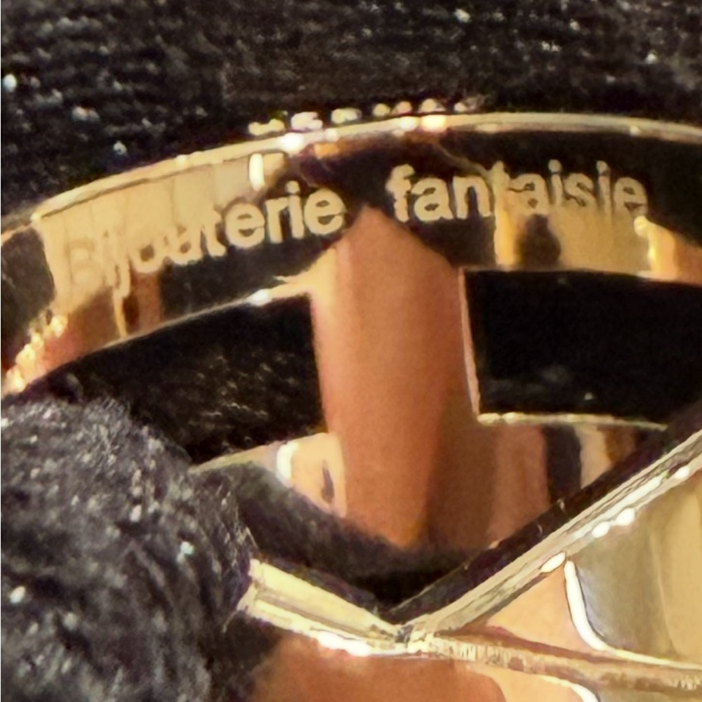 Herms Silver Crossover Ring - image 7